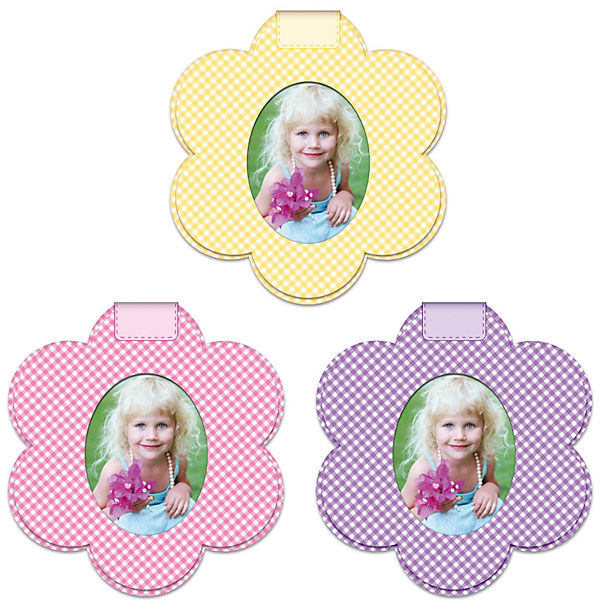 3D-Fotorahmen Mädchen, 3 Stück