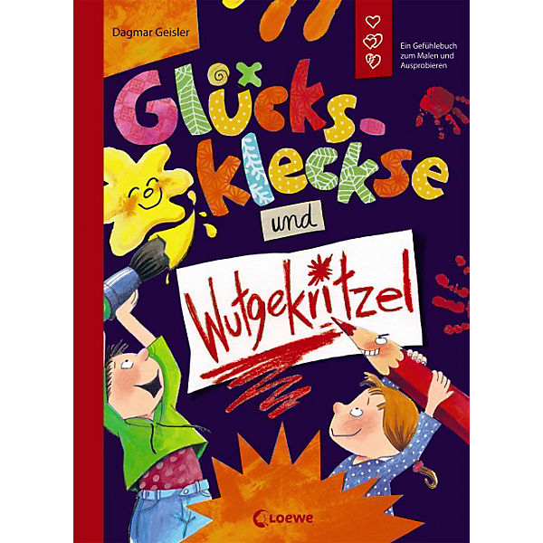 Glückskleckse und Wutgekritzel - Ein Gefühlebuch zum Malen und Ausprobieren