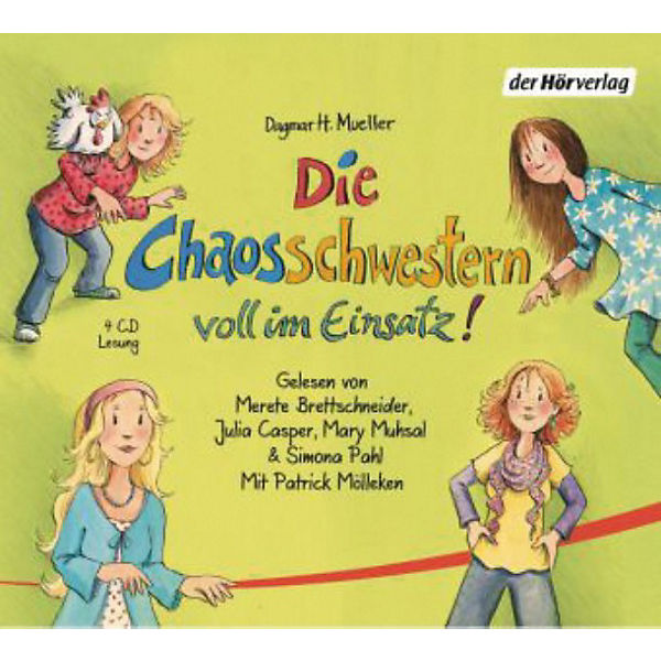 Die Chaosschwestern voll im Einsatz!, 4 Audio-CDs