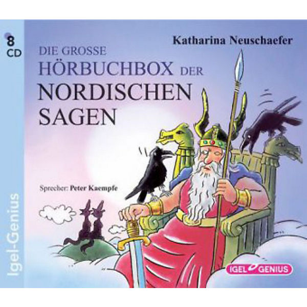 Nordische Sagen: Die große Hörbuchbox der Nordischen Sagen, 8 Audio-CDs