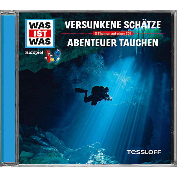 WAS IST WAS junior: Versunkene Schätze, Abenteuer Tauchen, Audio-CD