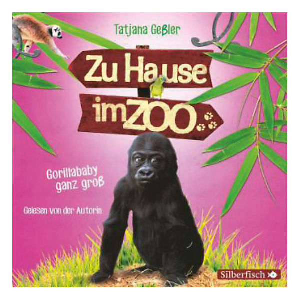 Zu Hause im Zoo: Gorillababy ganz groß, 2 Audio-CDs