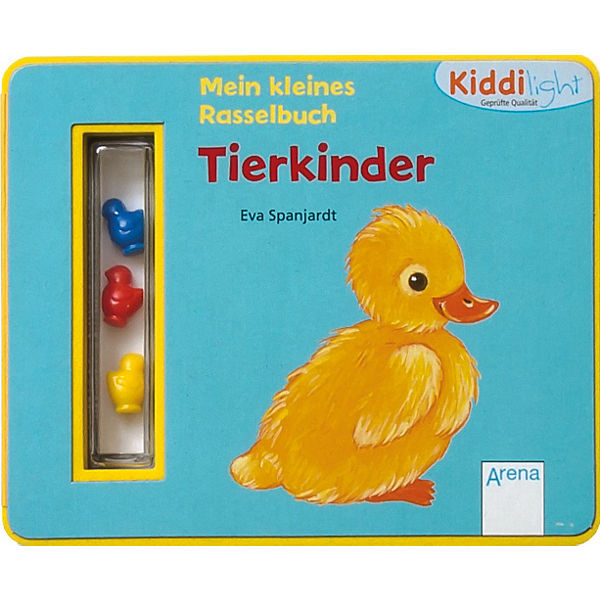 Mein kleines Rasselbuch: Tierkinder, mit Rassel