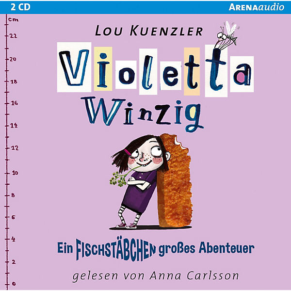 Violetta Winzig: Ein fischstäbchengroßes Abenteuer, 2 Audio-CDs