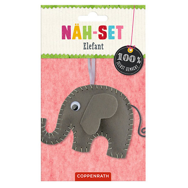 Näh-Set: Filz-Anhänger Elefant