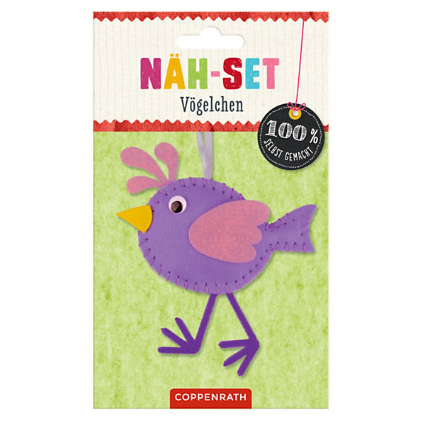 Näh-Set: Filz-Anhänger Vögelchen