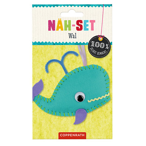 Näh-Set: Filz-Anhänger Wal