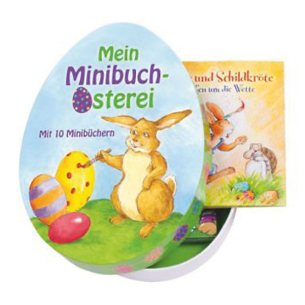 Mein Minibuch-Osterei, 10 Hefte in Geschenkbox