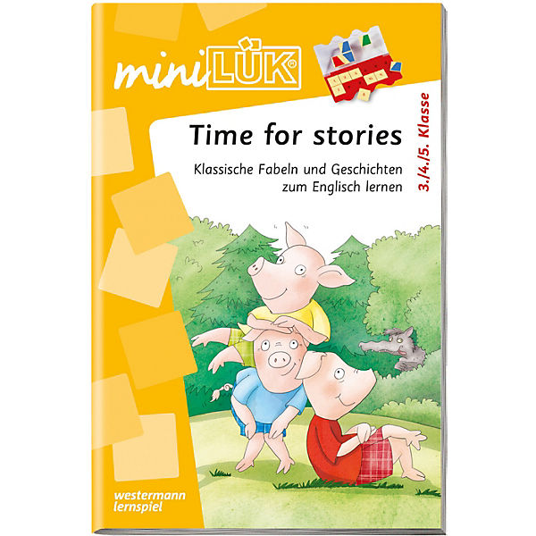 mini LÜK: Time for Stories: Kurze Geschichten zum Englisch lernen, Übungsheft