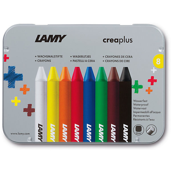 LAMY crea3plus Wachsmalstifte, 8 Farben