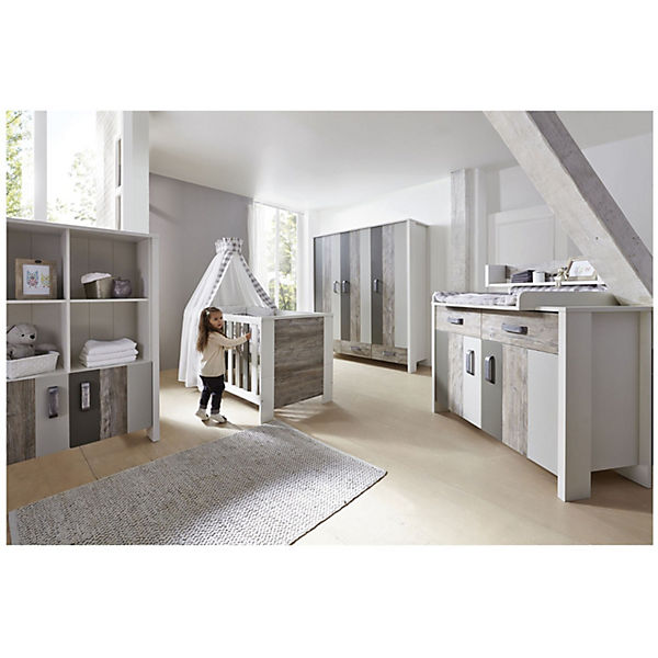 Sparset WOODY GREY, 2-tlg., 70 x 140 cm