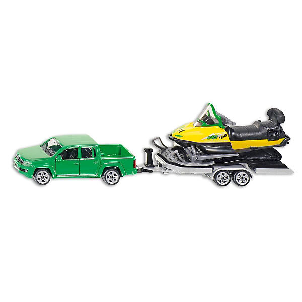 SIKU 2548 PKW mit Anhänger und Snowmobil 1:50