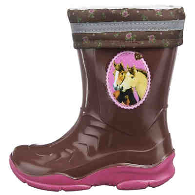 Pferdefreunde Gummistiefel für Mädchen, gefüttert 2