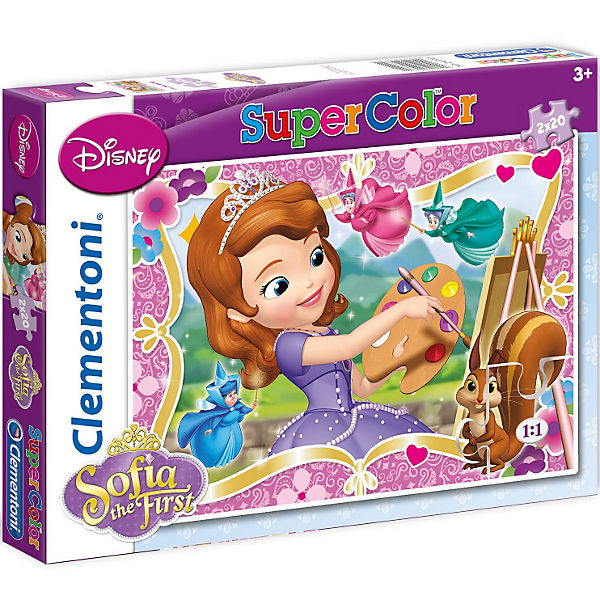 Puzzle - 2 x 20 Teile - Sofia die Erste