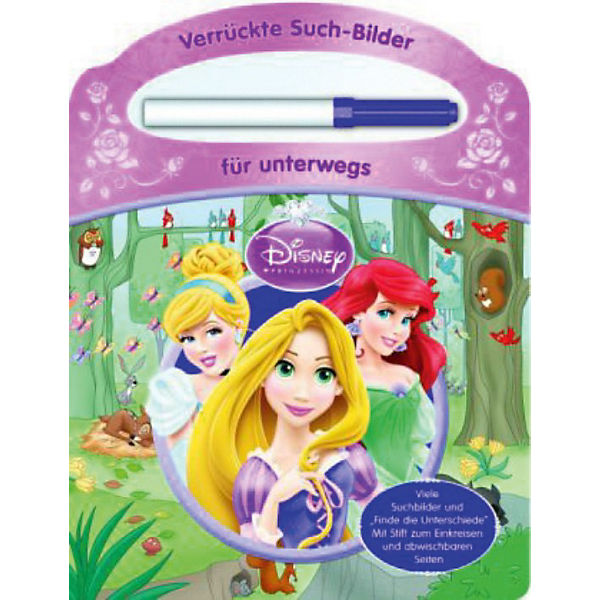 Verrückte Suchbilder für unterwegs Prinzessin, mit Stift