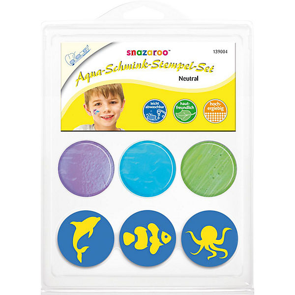 snazaroo Aqua-Schmink-Stempelset Ozean