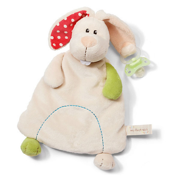My First NICI 35932 Schnullertier Hase Tilli mit Tasche
