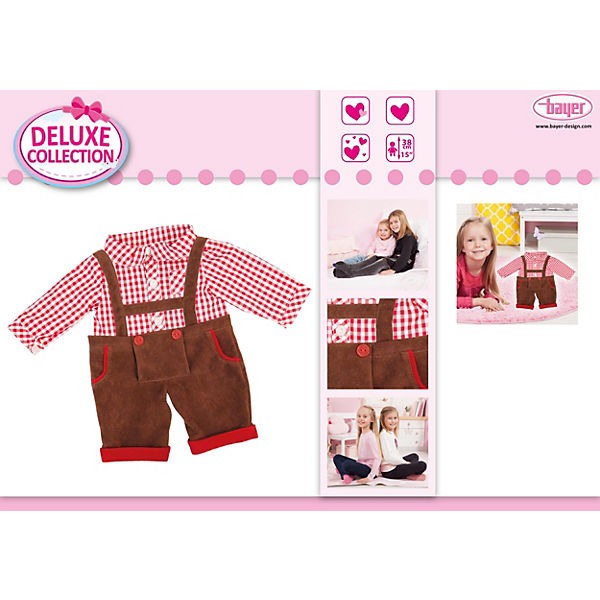 Puppenkleidung Tradition Lederhose 38 cm
