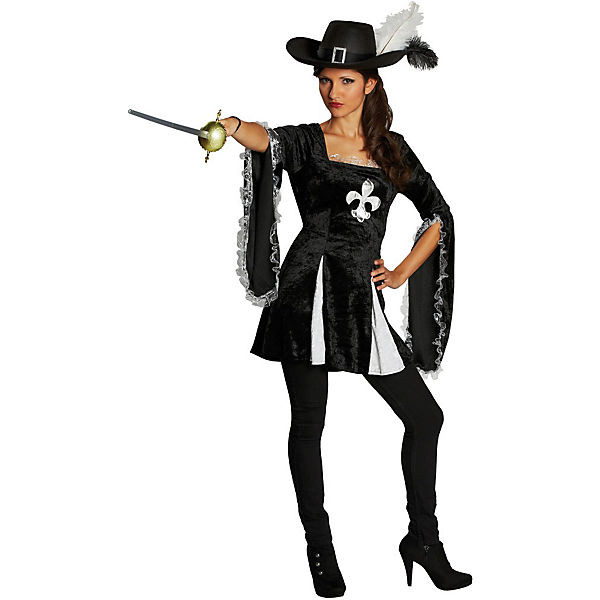 Kostüm Lady Musketier (Erw.)