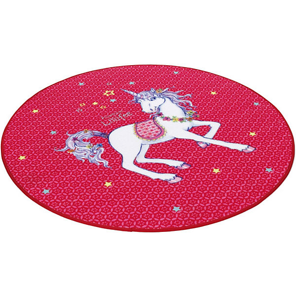 Kinderteppich Prinzessin Lillifee Einhorn rund
