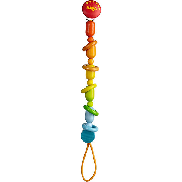 Schnullerkette Farbenbogen