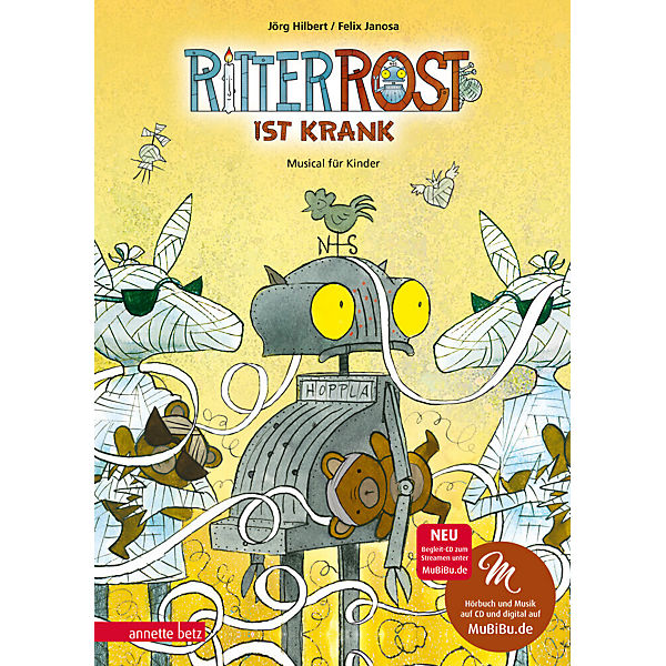 Ritter Rost ist krank, mit Audio-CD, Band 10