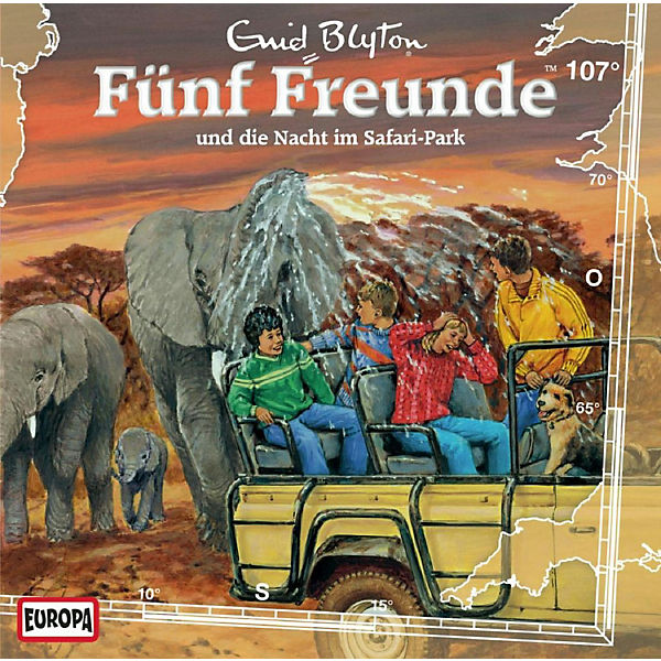 CD Fünf Freunde 107 - die Nacht im Safari-Park