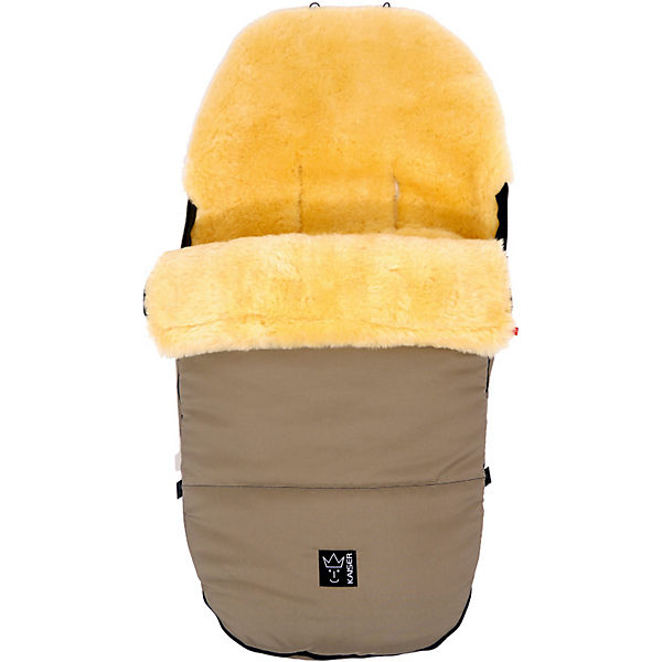 Fußsack für Bugaboo CAMELEON 3, BUFFALO, JOOLZ, Lammfell medizinisch, schlamm