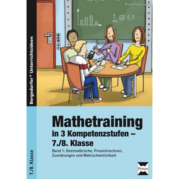 Mathetraining in 3 Kompetenzstufen - 7./8. Klasse