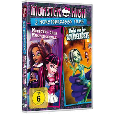 DVD Monster High - 2 Monsterkrasse Filme Vol. 2 (Flucht von der Schädelküste & Monster- oder Musterschule)