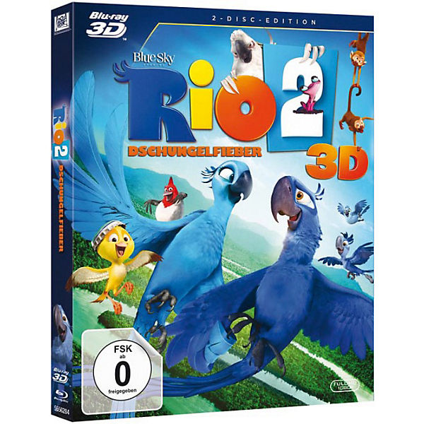 BLU-RAY Rio 2 - Dschungelfieber (3D Vers.)