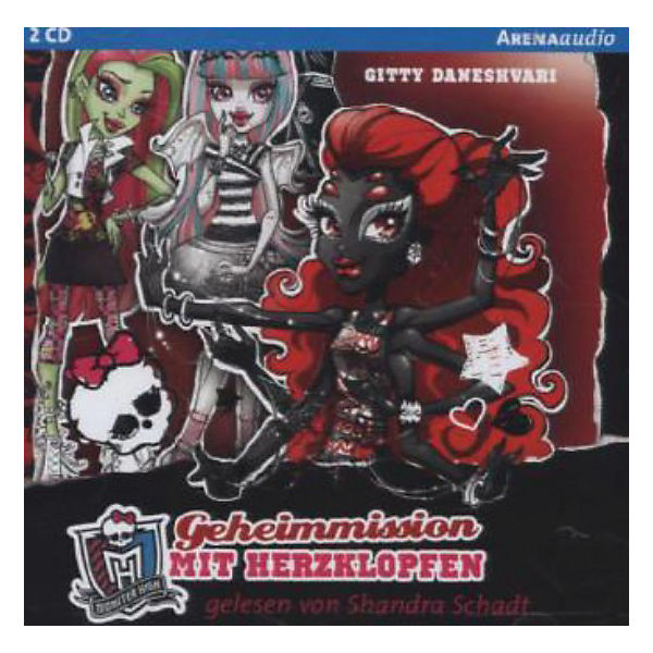 Monster High: Geheimmission mit Herzklopfen, 2 Audio-CDs