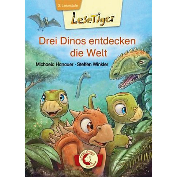Lesetiger: Drei Dinos entdecken die Welt