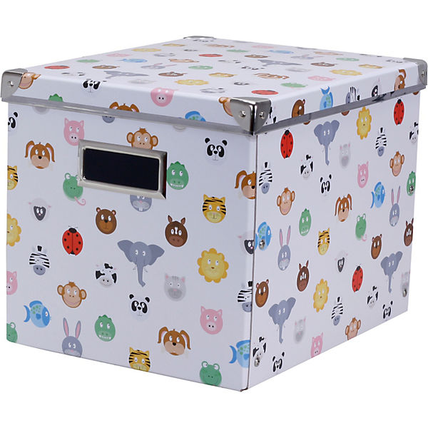 Aufbewahrungsbox Emilia, Zoo bunt