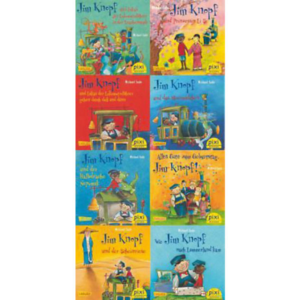 Pixi Bücher: Jim Knopf, 8 Hefte