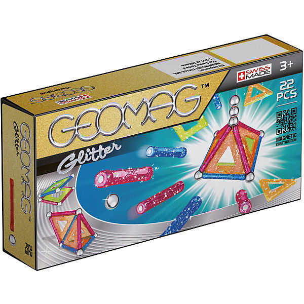 Geomag Glitter, 22-tlg.