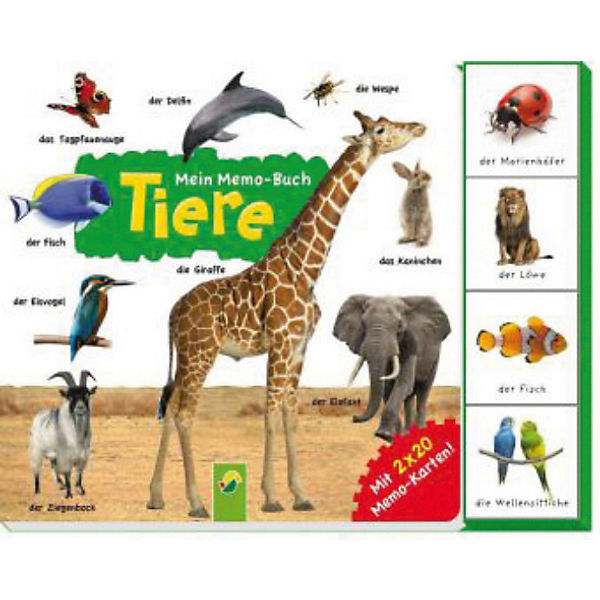 Mein Memo-Buch: Tiere