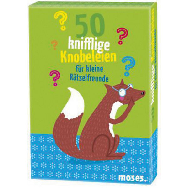 50 knifflige Knobeleien für kleine Rätselfreunde (Kinderspiel)
