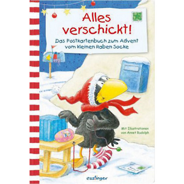 Kleiner Rabe Socke: Alles verschickt!, Das Postkartenbuch zum Advent vom kleinen Raben Socke