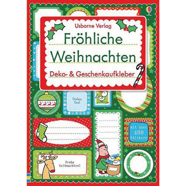 Fröhliche Weihnachten: Deko- & Geschenkaufkleber