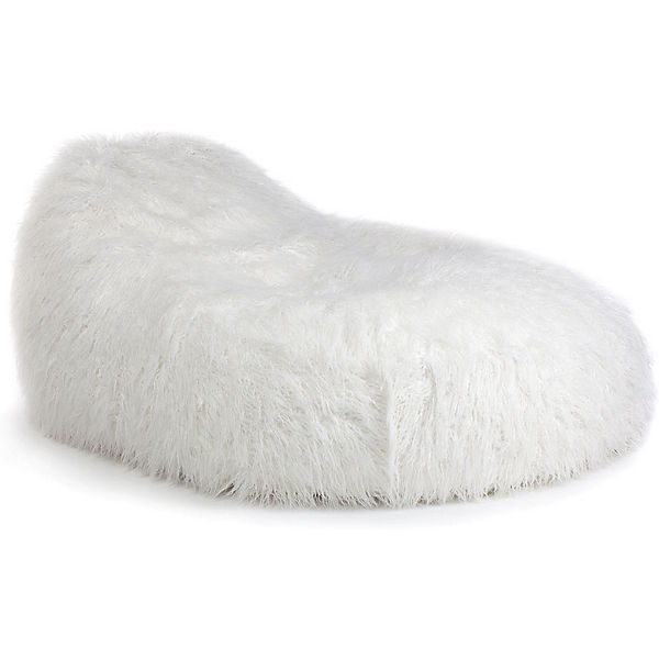 Sitzsack Seat XL, Kunstfell Fur, weiß