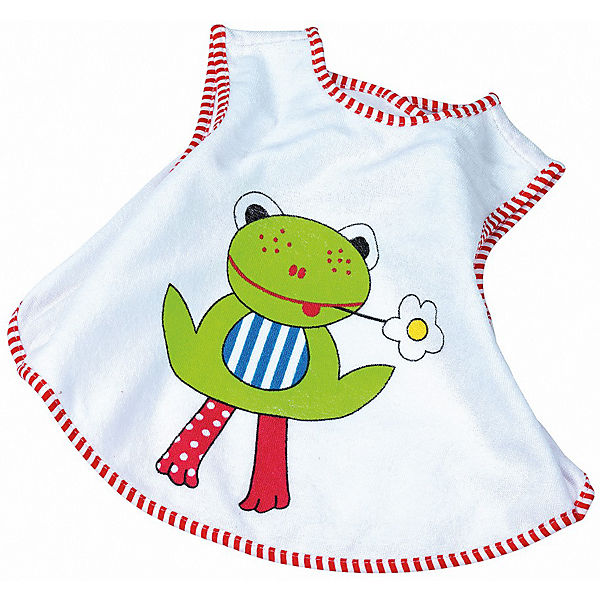 Lätzchen "Frosch", rot