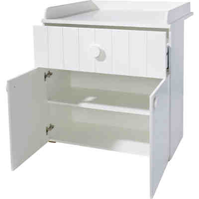Wickelkommode schmal CAMBINO PLAY, 2-türig, Weiß 2