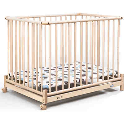 Laufgitter Euro-Parc, 73 x 102 cm, natur, Pünktchen beige