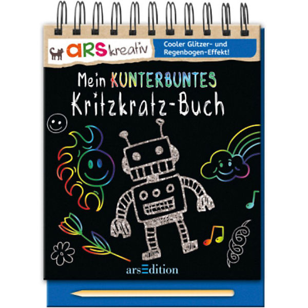 Mein kunterbuntes Kritzkratz-Buch