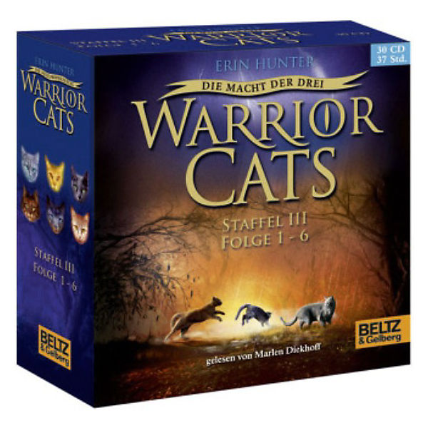 Warrior Cats - Die Macht der drei, 30 Audio-CDs