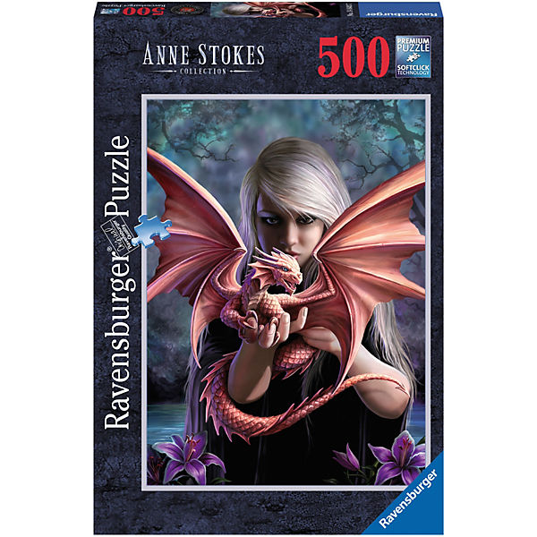 500 Teile Anne Stokes: Drachenmädchen