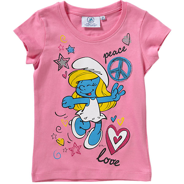 SCHLÜMPFE T-Shirt für Mädchen