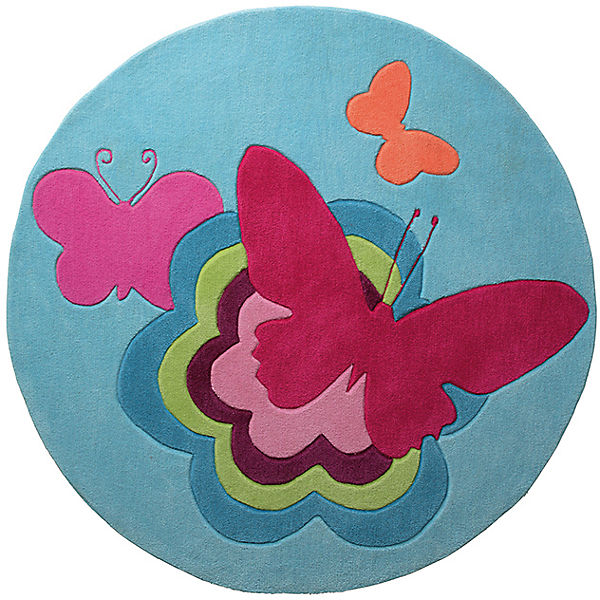 Kinderteppich Butterflies