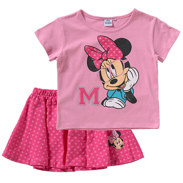 MINNIE MOUSE Kinder Set T-Shirt + Rock